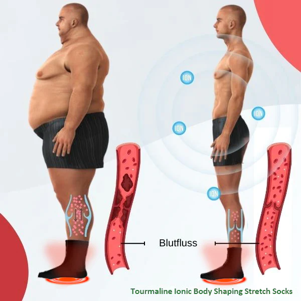 Calcetines Elásticos Moldeadores de Cuerpo Iónico de Turmalina Fivfivgo™